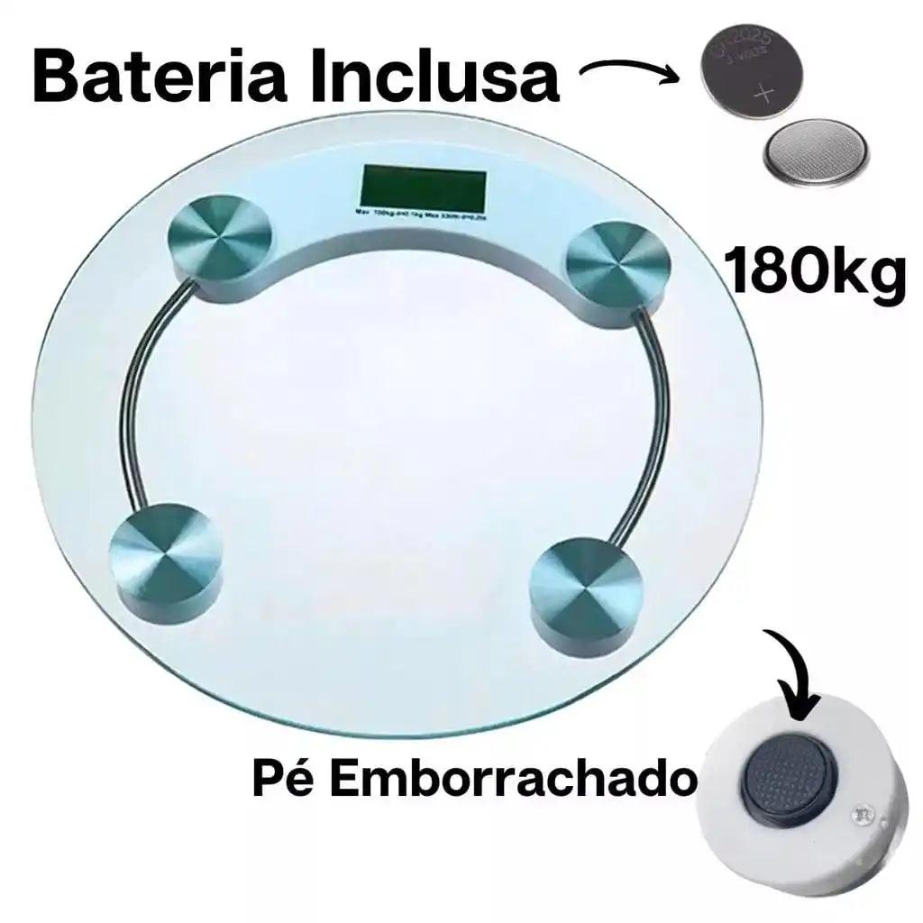 Balança Digital Corporal para Banheiro - Escolha Correta ™ - Escolha Correta